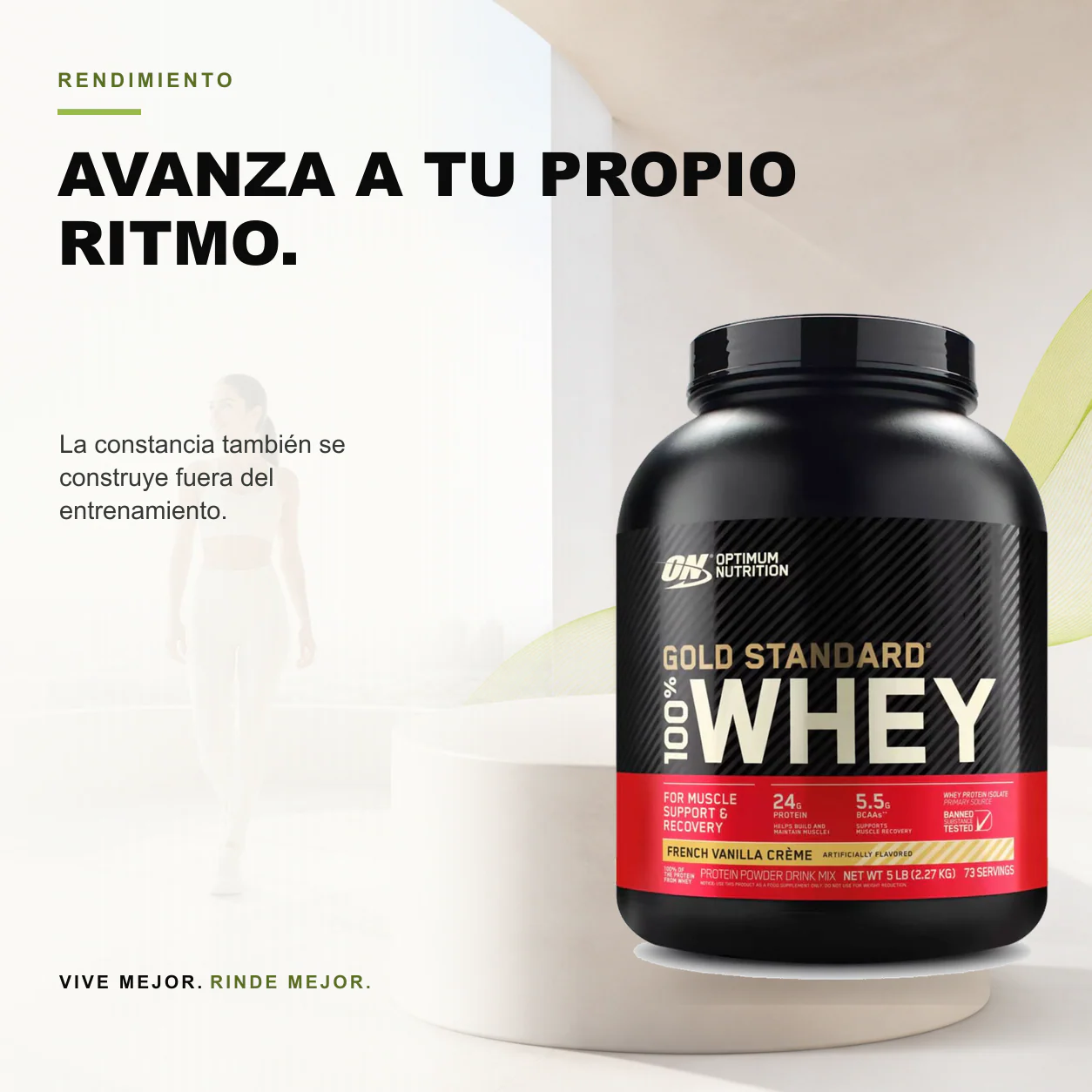 Gold Standard 100% Whey 5 lbs - Optimun Nutrition - Image 3