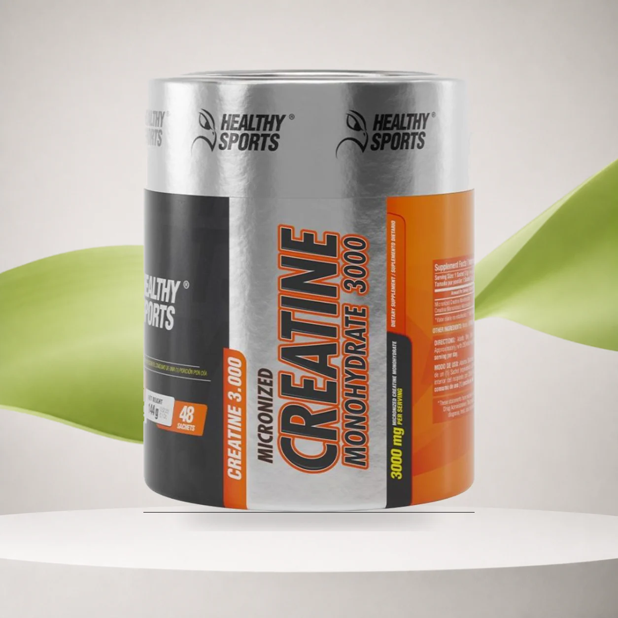 Creatina Monohidratada Micronizada 48 Sticks Healthy Sports