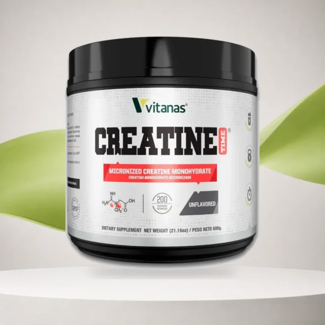 Creatine Time Creatina Monohidratada Micronizada 600gr Vitanas