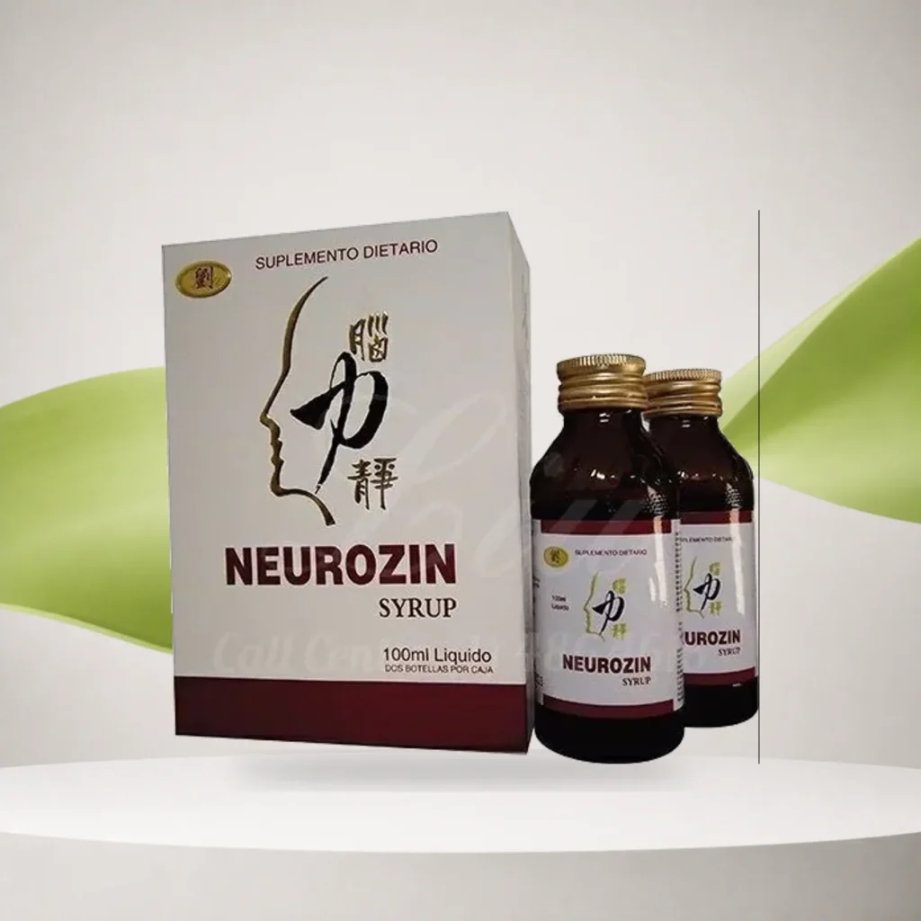 Neurozin Syrup Caja X 2 frascos de 100ml Multivitaminico Cerebral