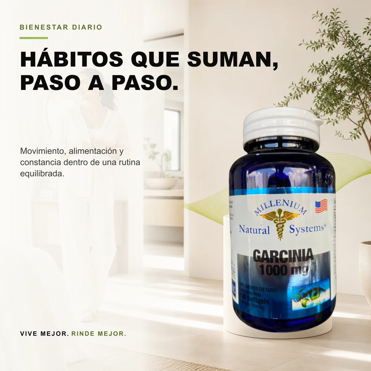 Garcinia Mangostana 1000mg 100 Softgels Millenium - Image 3