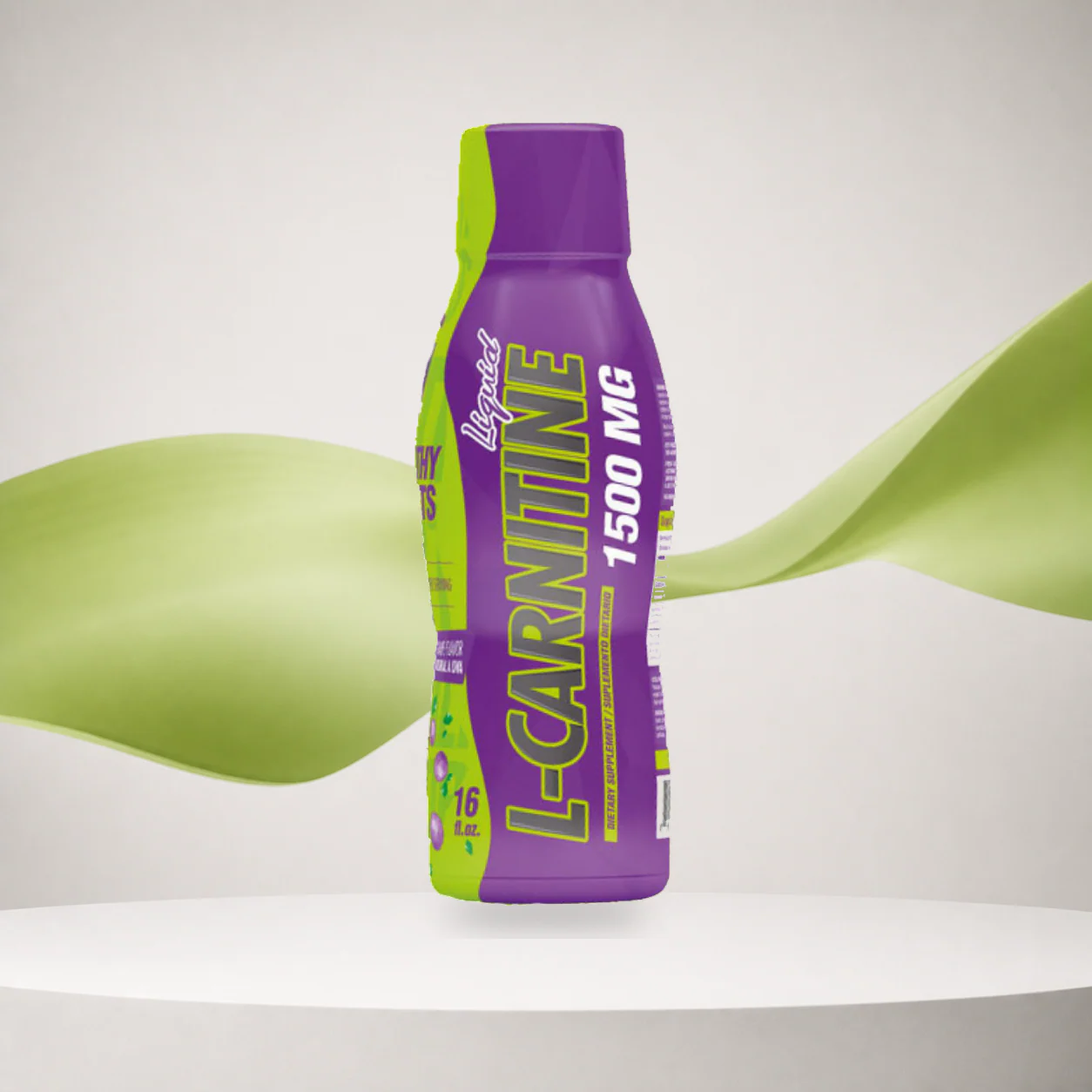 L-Carnitina Liquida 1500mg 16Oz Healthy Sports