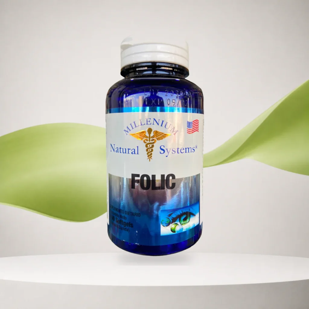 Ácido Fólico 400mcg 100 Softgels Natural Systems