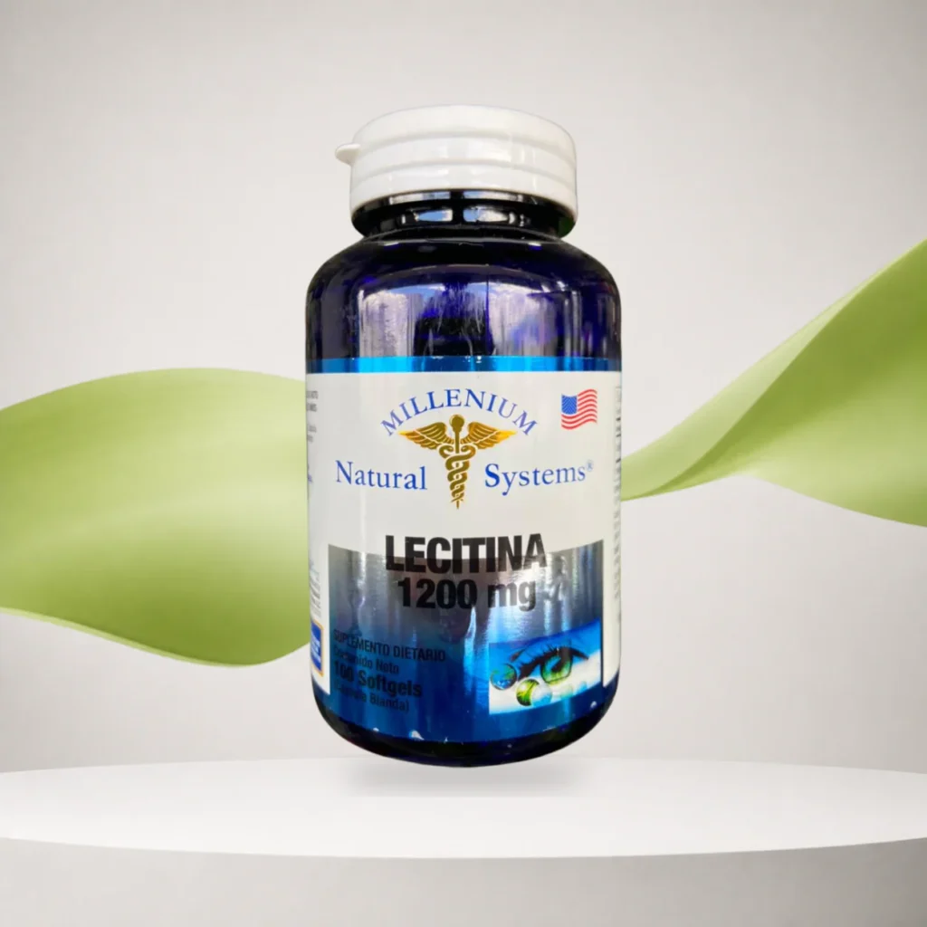 Lecitina de Soya 1200mg 100 Softgels Natural Systems