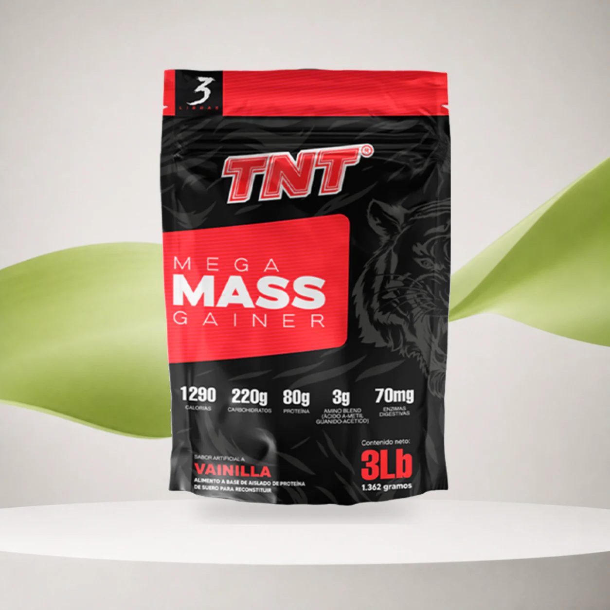 TNT PROTEINA MEGA MASS GANER 3 LIBRAS