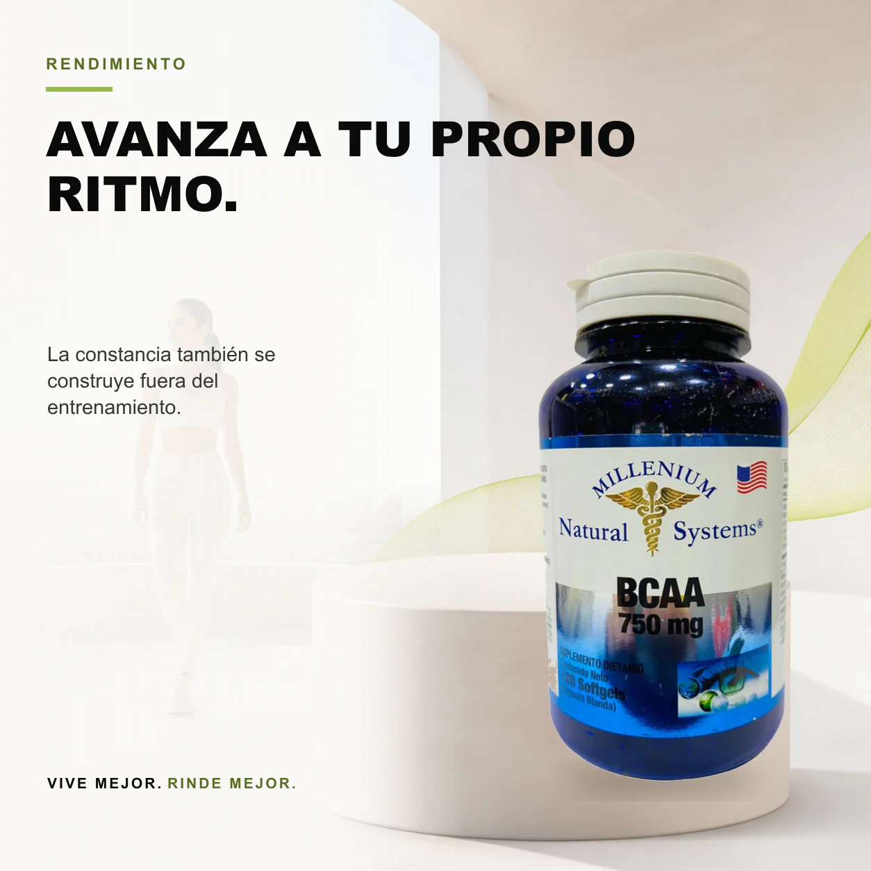 BCAA´S 750mg 120 Softgels Natural Systems - Image 3