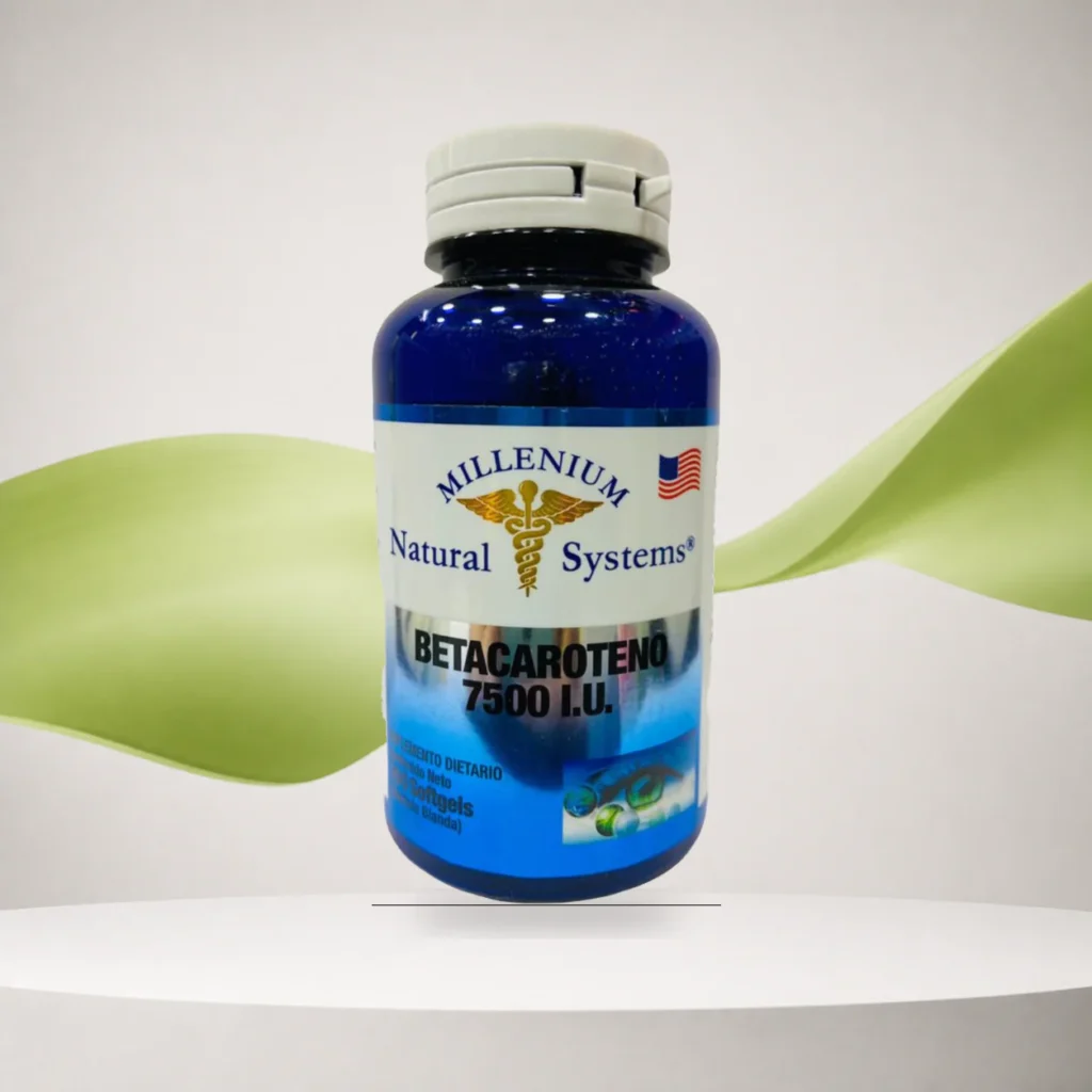 Betacaroteno 7500 UI x 100 Softgels Natural Systems
