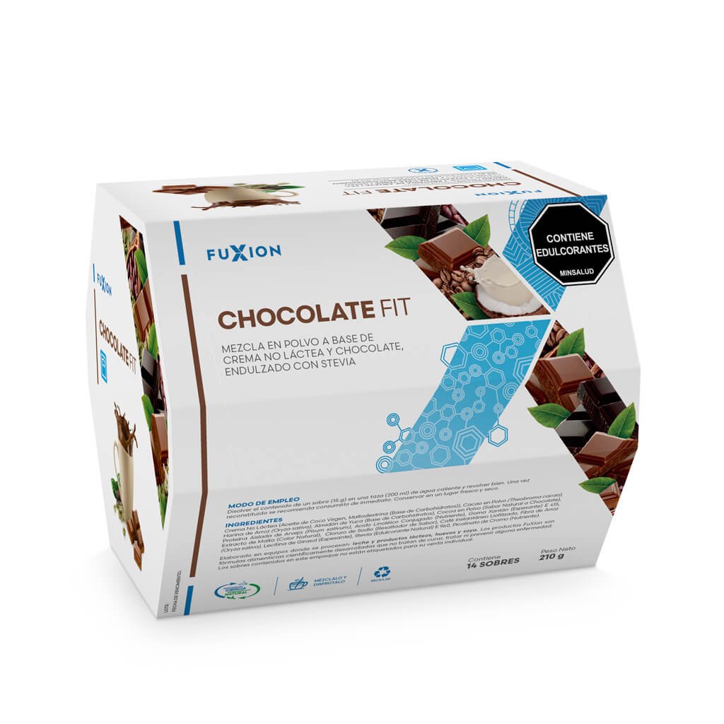 CHOCOLATE FIT Fuxion — CAJA 14 x 15 g
